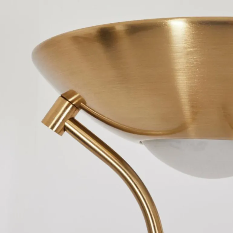 Lampadaire Rom LED Vieux laiton, 2 lumières