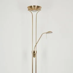 Lampadaire Rom LED Vieux laiton, 2 lumières