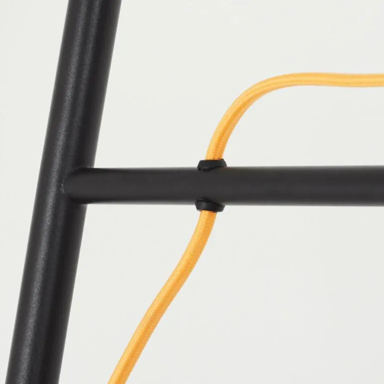 Lampadaire Saillon Noir, 1 lumière