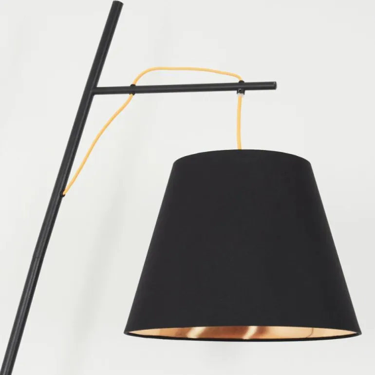 Lampadaire Saillon Noir, 1 lumière