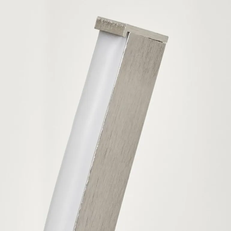 Lampadaire Serlande LED Nickel mat, 1 lumière