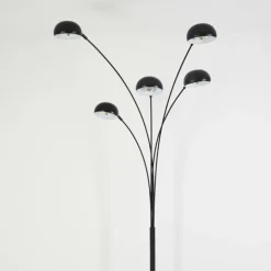 Lampadaire Siamado Noir, 5 lumières