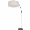 Lampadaire Steinhauer Gramineus Noir, 1 lumière