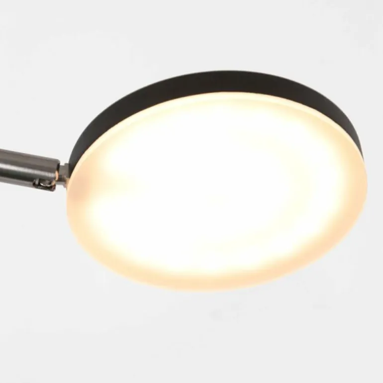 Lampadaire Steinhauer Soleil LED Noir, 1 lumière