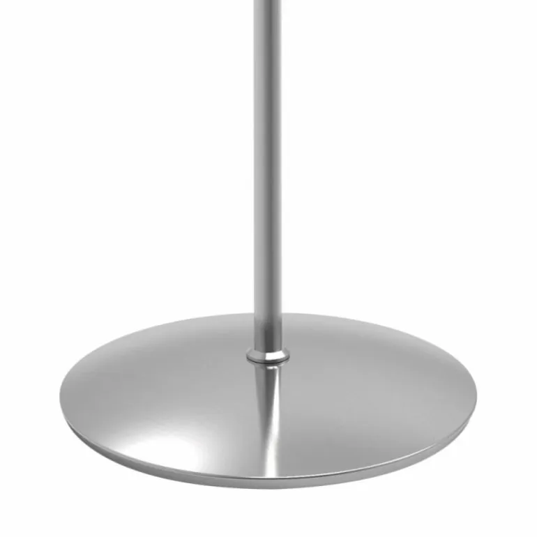 Lampadaire Steinhauer Tallerken LED Acier inoxydable, Blanc, 3 lumières