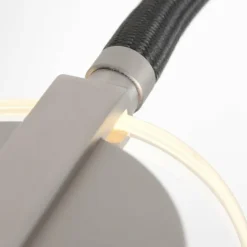 Lampadaire Steinhauer Turound LED Acier brossé, 1 lumière