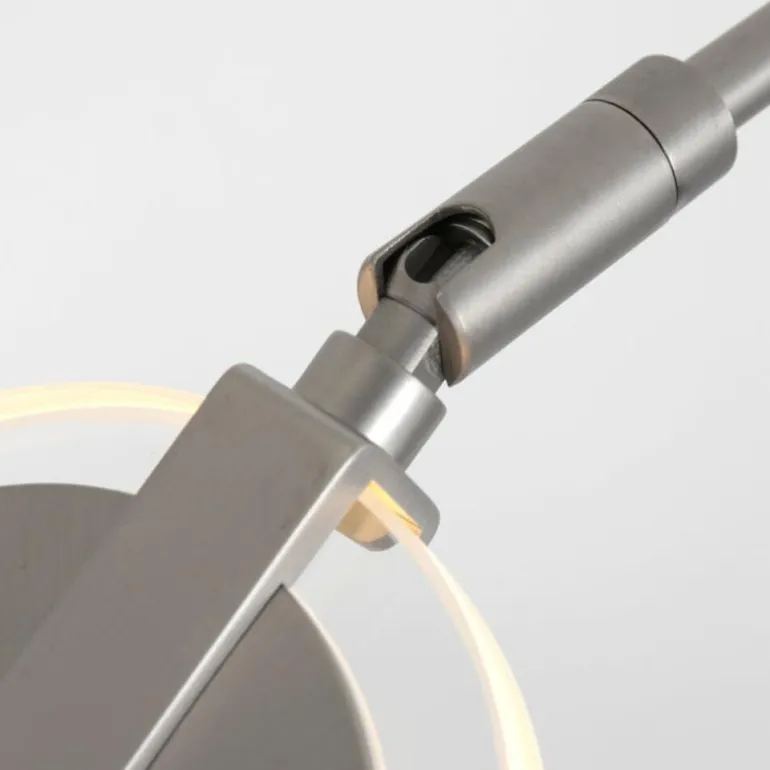 Lampadaire Steinhauer Turound LED Acier brossé, 1 lumière