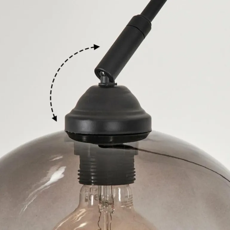 Lampadaire Tapitapa Noir, 1 lumière