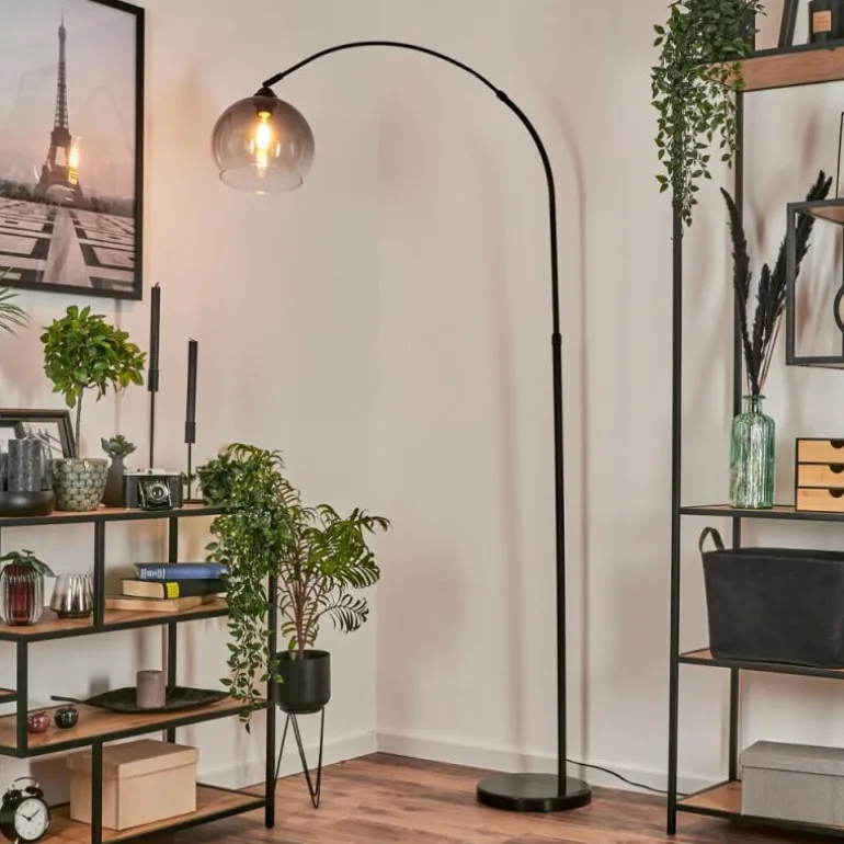 Lampadaire Tapitapa Noir, 1 lumière