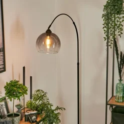 Lampadaire Tapitapa Noir, 1 lumière