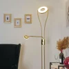 Lampadaire Tierz LED Laiton, 2 lumières