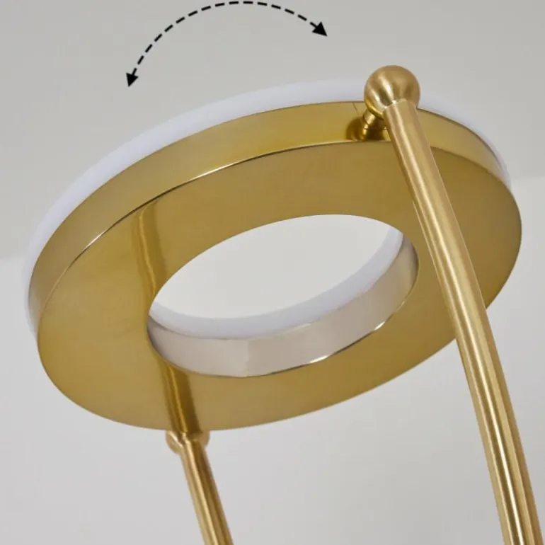 Lampadaire Tierz LED Laiton, 2 lumières