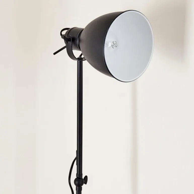 Lampadaire Timola Noir, 1 lumière