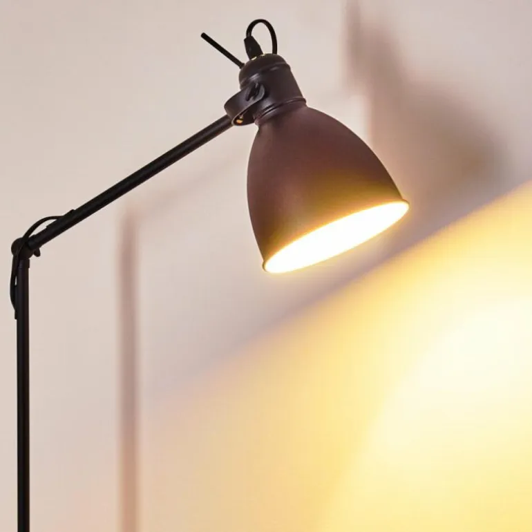 Lampadaire Timola Noir, 1 lumière