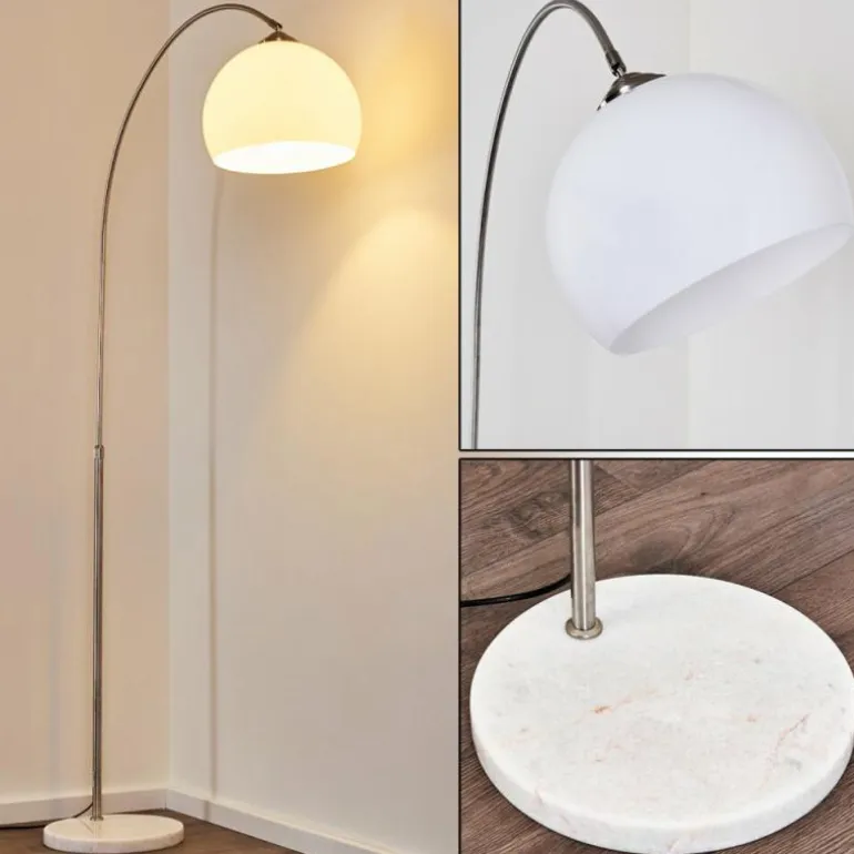 Lampadaire Tipitapa Nickel mat, 1 lumière