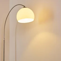Lampadaire Tipitapa Nickel mat, 1 lumière