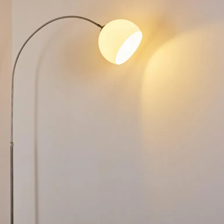 Lampadaire Tipitapa Nickel mat, 1 lumière