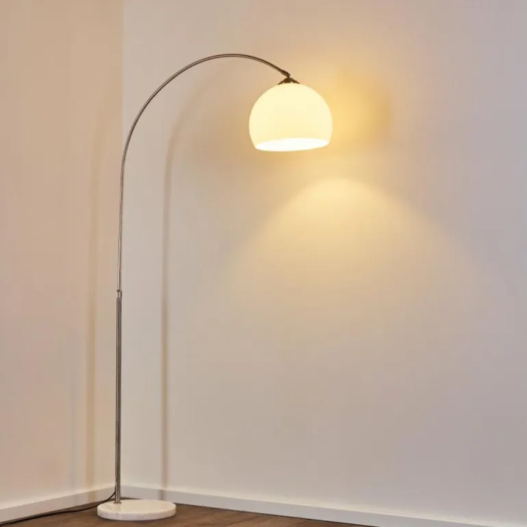 Lampadaire Tipitapa Nickel mat, 1 lumière