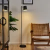 Lampadaire Tontolos LED Noir, 1 lumière