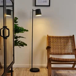 Lampadaire Tontolos LED Noir, 1 lumière