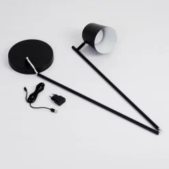 Lampadaire Tontolos LED Noir, 1 lumière