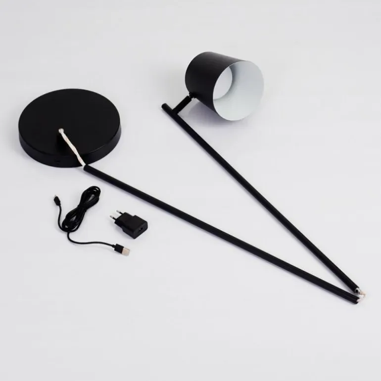 Lampadaire Tontolos LED Noir, 1 lumière