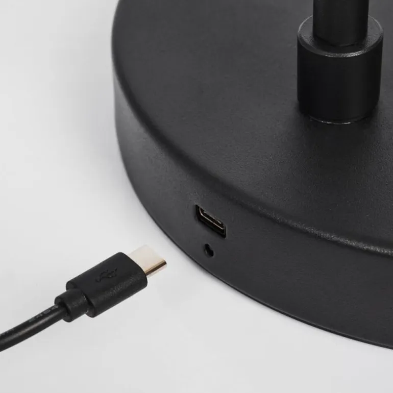 Lampadaire Tontolos LED Noir, 1 lumière