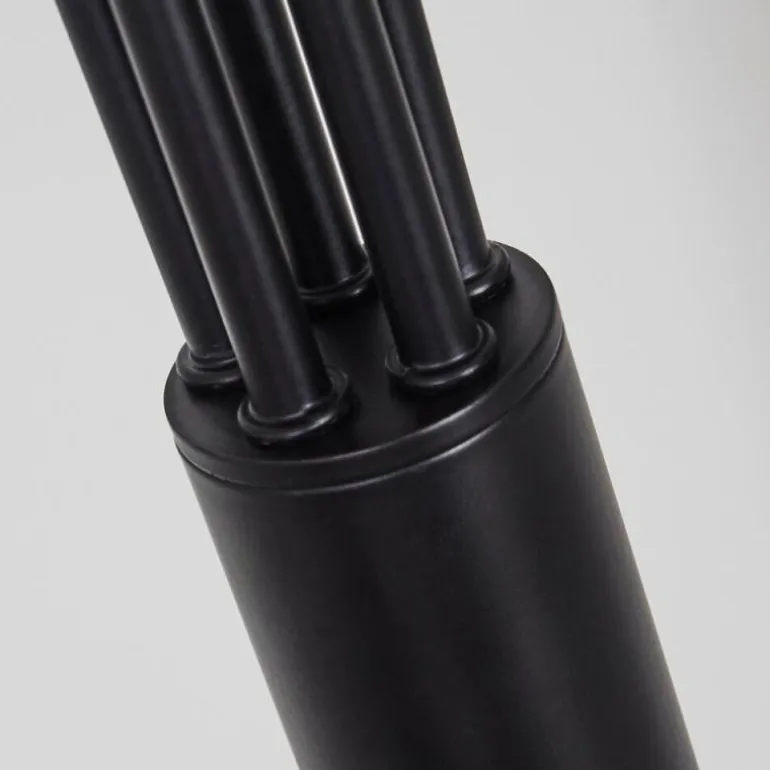 Lampadaire Totara LED Noir, 5 lumières