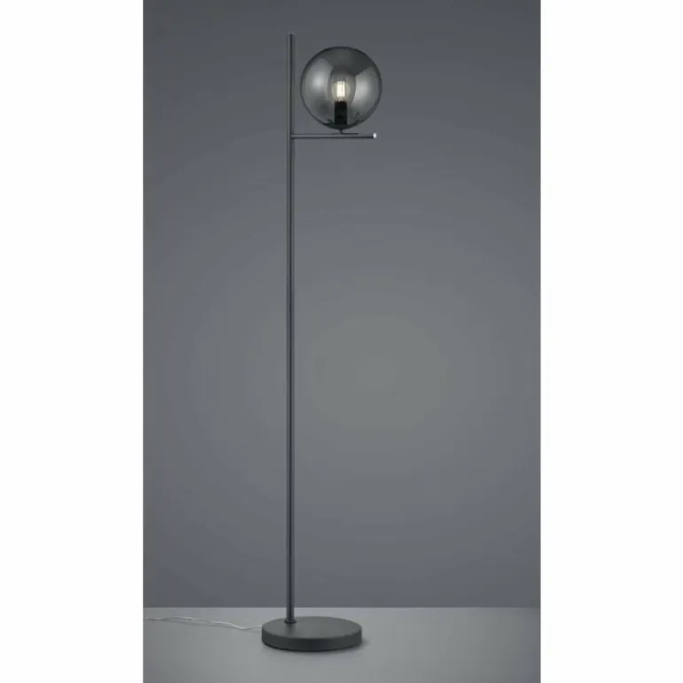 Lampadaire Trio Leuchten PURE Anthracite, 1 lumière