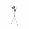 Lampadaire Trio Leuchten LANCE Chrome, 3 lumières