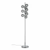 Lampadaire Trio Leuchten ALICIA Chrome, 9 lumières