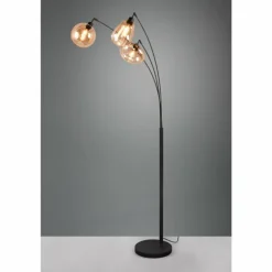 Lampadaire Trio Lumina Noir, 3 lumières