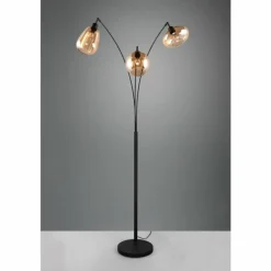 Lampadaire Trio Lumina Noir, 3 lumières