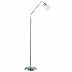 Lampadaire Trio-Leuchten Freddy LED Nickel mat, 1 lumière
