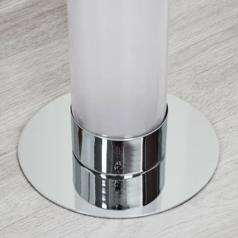 Lampadaire Tumurora LED Chrome, 1 lumière, Télécommandes
