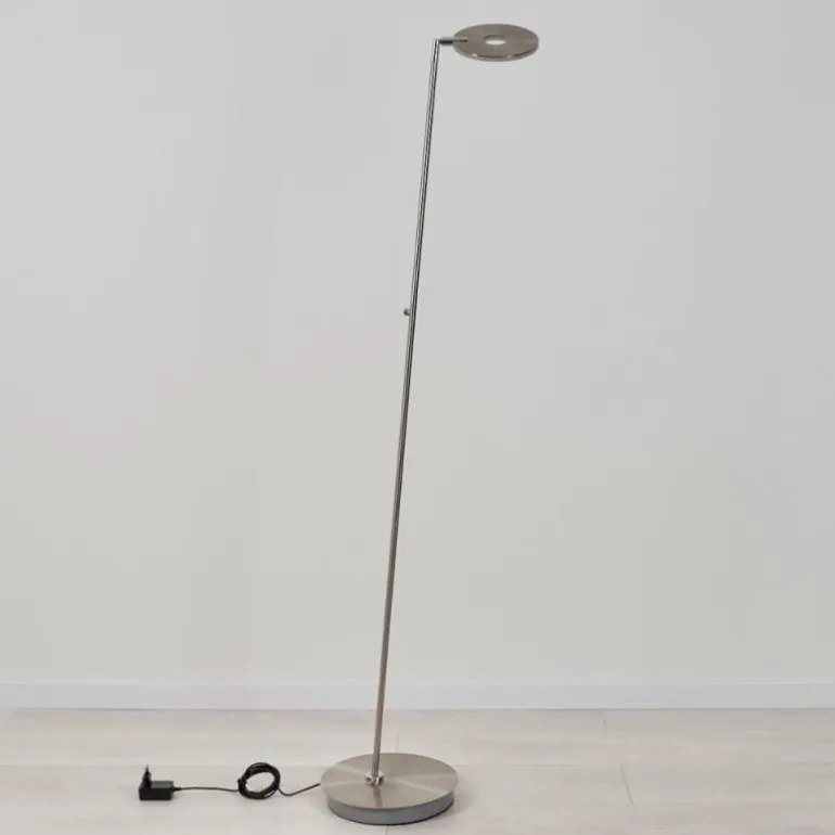 Lampadaire Umag LED Chrome, Nickel mat, 1 lumière