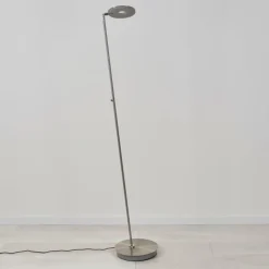 Lampadaire Umag LED Chrome, Nickel mat, 1 lumière
