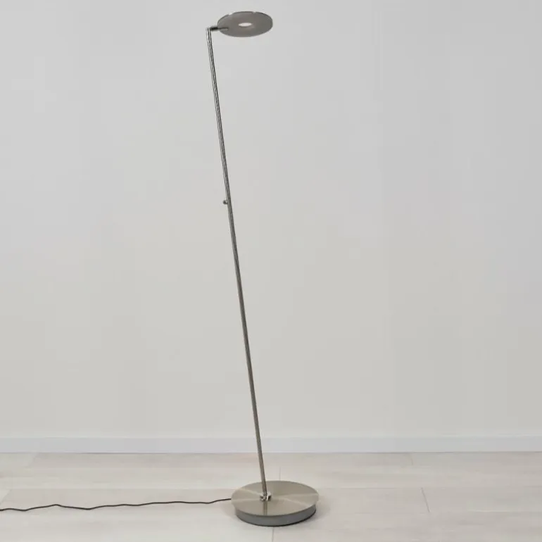 Lampadaire Umag LED Chrome, Nickel mat, 1 lumière