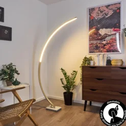 Lampadaire Uttorp LED Argenté, 1 lumière