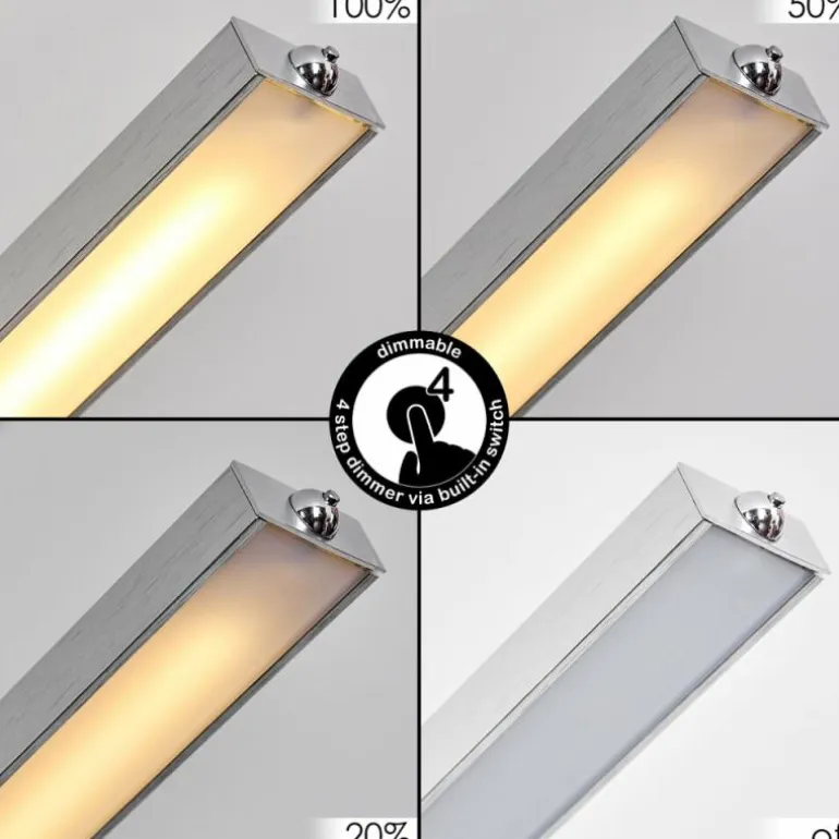 Lampadaire Uttorp LED Argenté, 1 lumière
