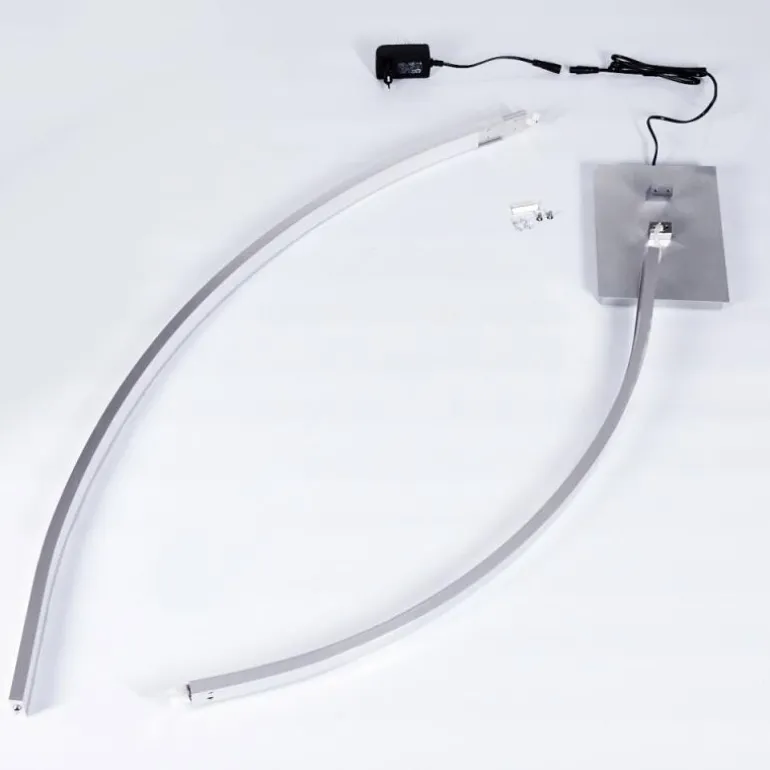Lampadaire Uttorp LED Argenté, 1 lumière