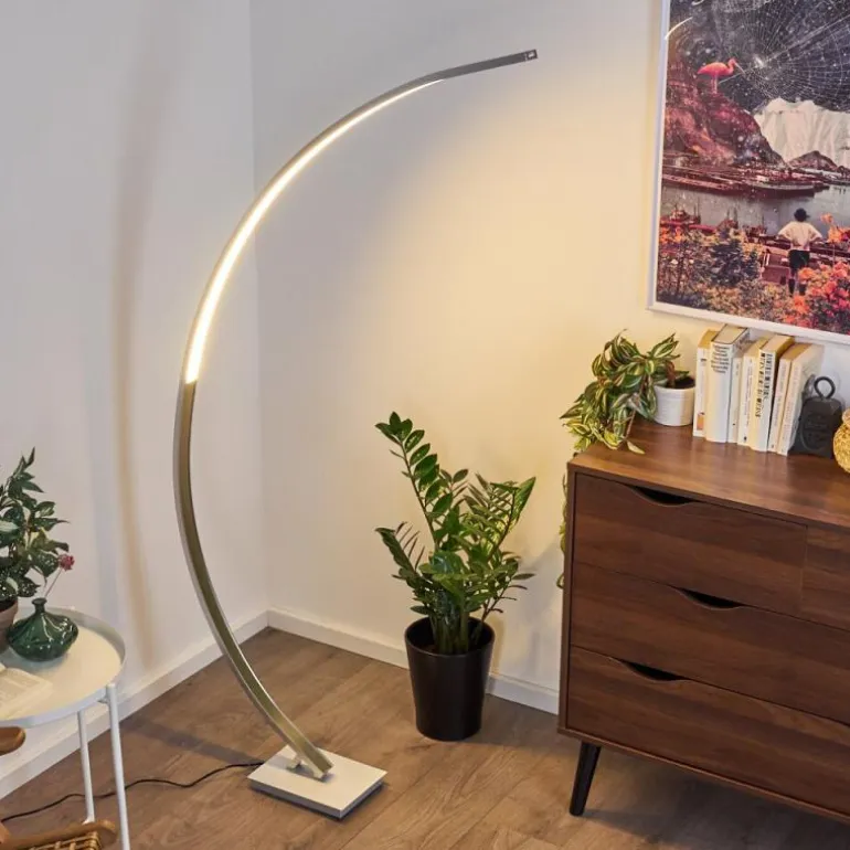 Lampadaire Uttorp LED Argenté, 1 lumière