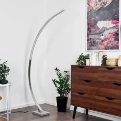 Lampadaire Uttorp LED Argenté, 1 lumière