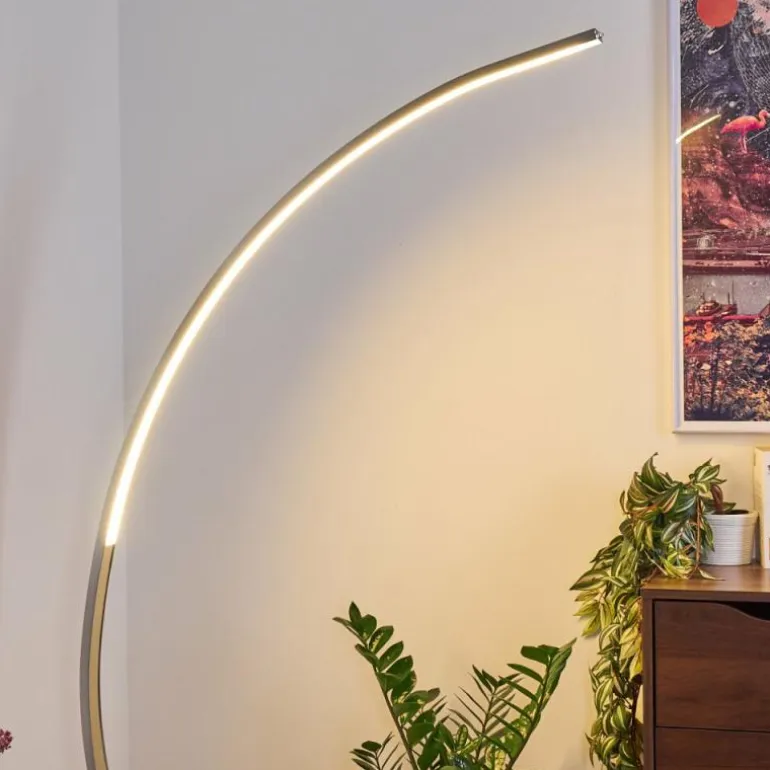 Lampadaire Uttorp LED Argenté, 1 lumière