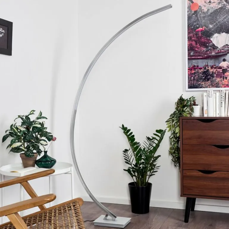 Lampadaire Uttorp LED Argenté, 1 lumière