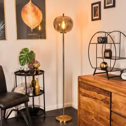 Lampadaire Verbania Laiton, 1 lumière
