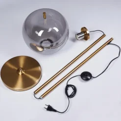 Lampadaire Verbania Laiton, 1 lumière