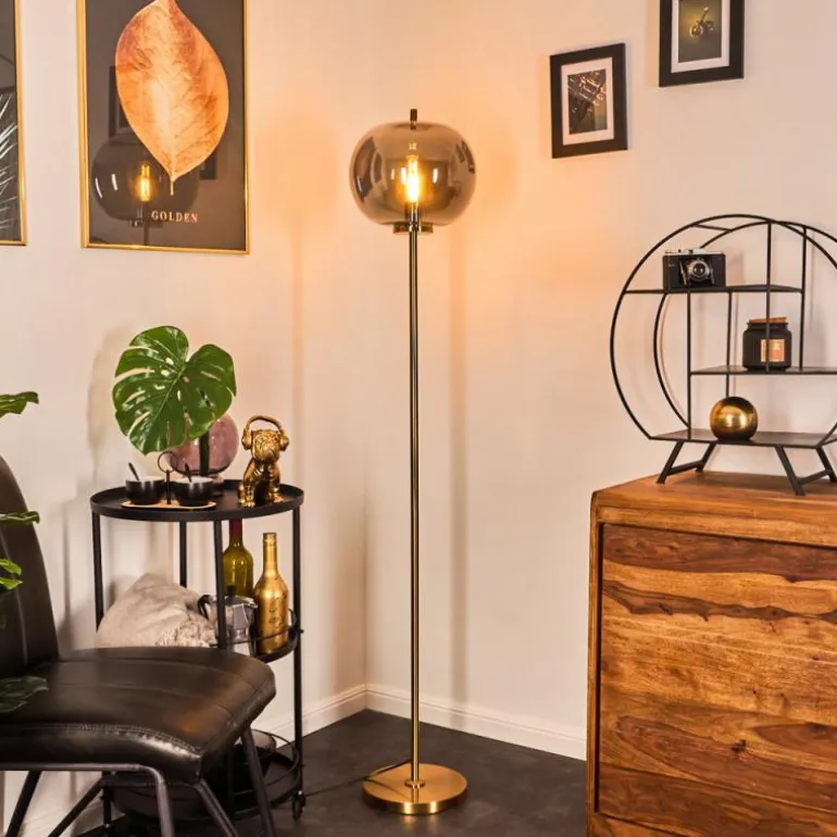Lampadaire Verbania Laiton, 1 lumière