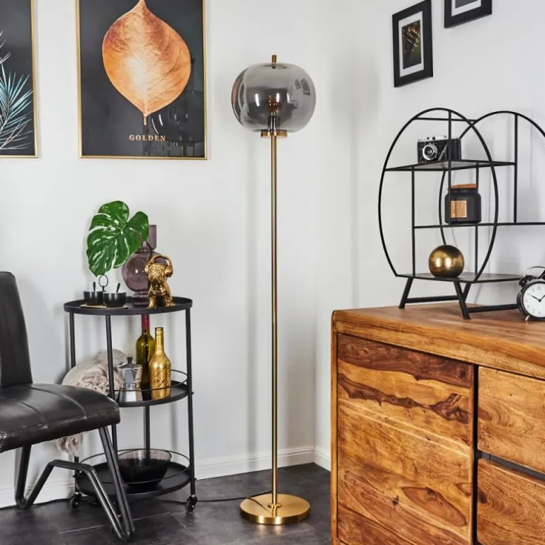 Lampadaire Verbania Laiton, 1 lumière