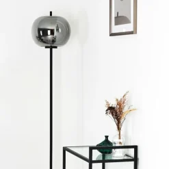 Lampadaire Verbania Noir, 1 lumière